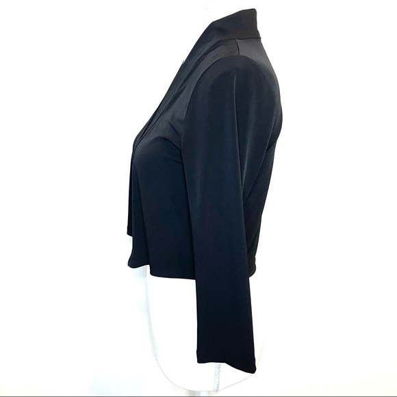 CALVIN KLEIN Cropped Black Cardigan - Picture 4 of 10